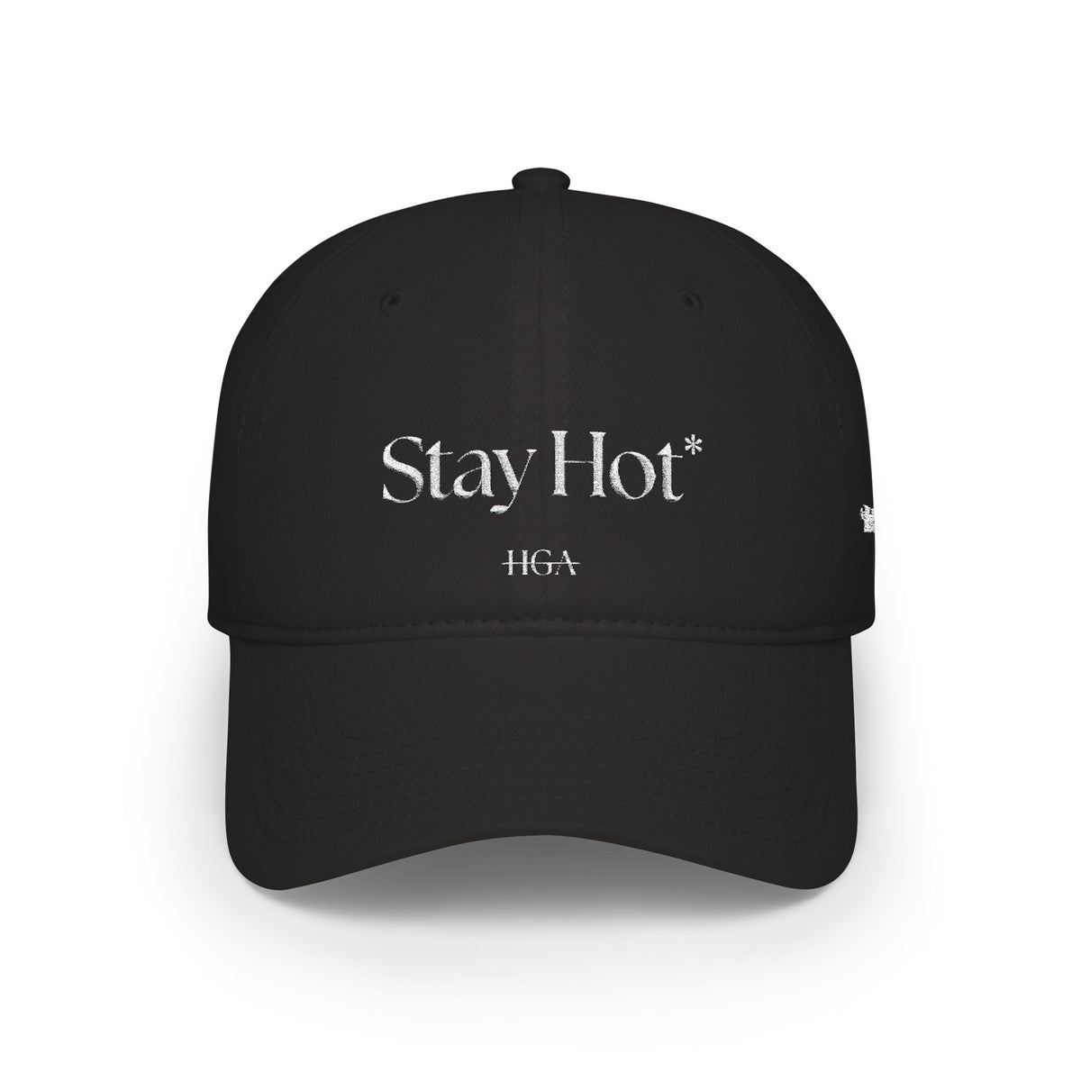Stay Hot* | *don’t be ugly | black with white embroidery | Dad Hat