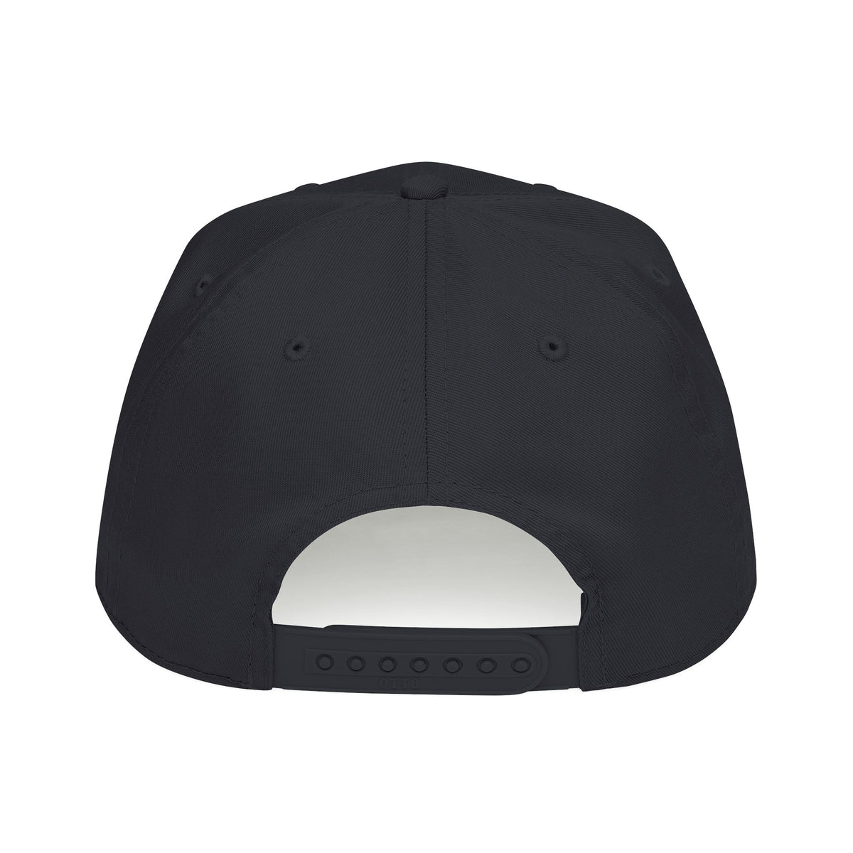 HGA Signature Embroidered Mid Profile Baseball Cap - black with white logo