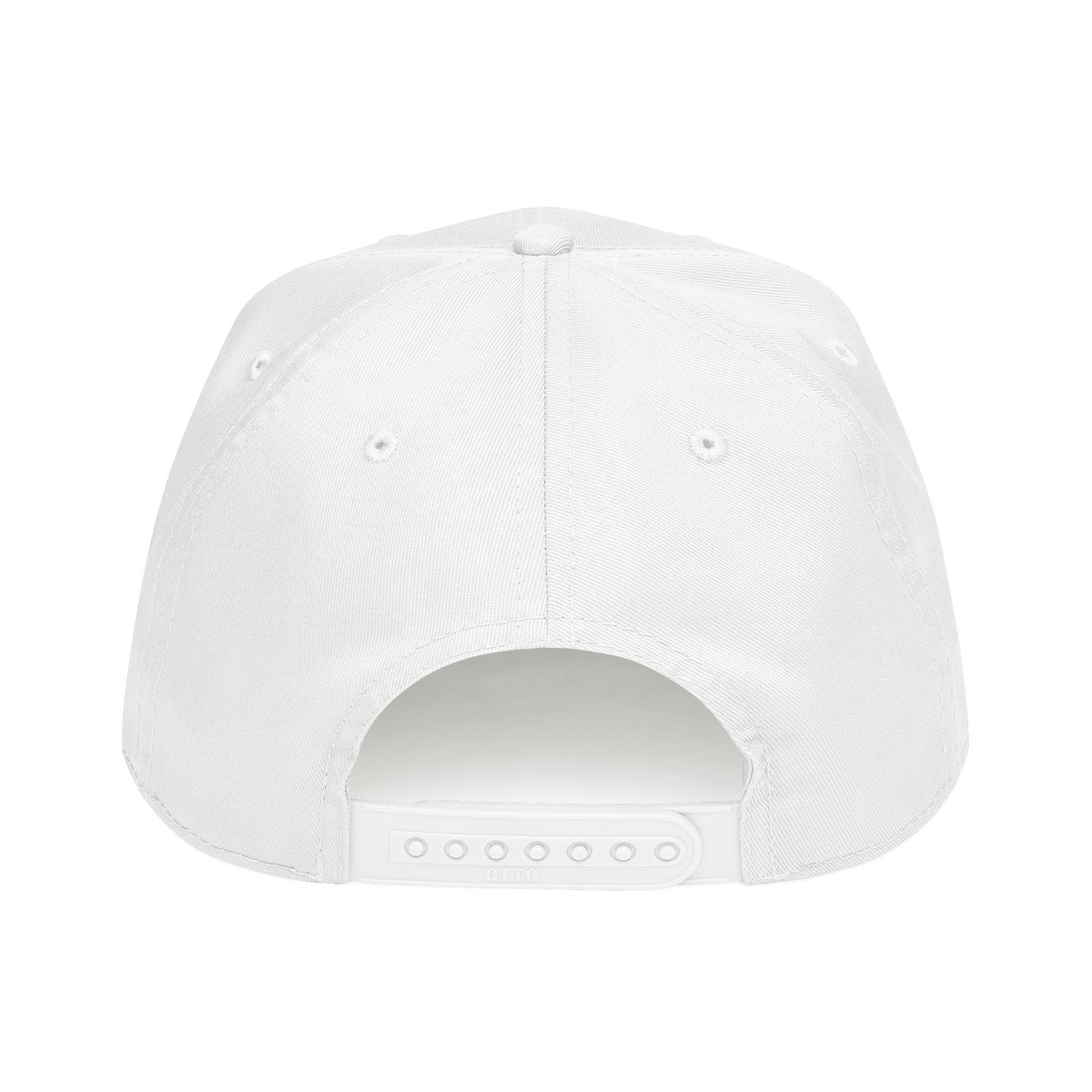 HGA Signature Embroidered Mid Profile Baseball Cap - white with black logo
